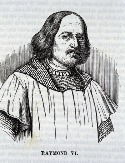 Raymond VI em "La Mosaique du midi", Toulouse de French School