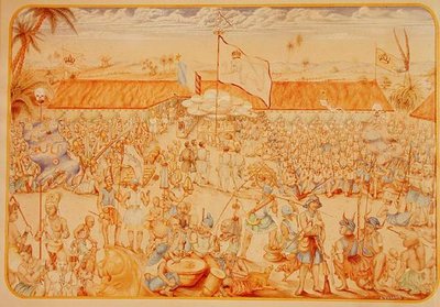 Recepção dada pelo Rei de Dahomey para os Enviados Franceses de French School