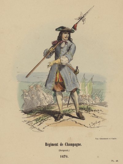 Regimento de Champanhe, Sargento de French School