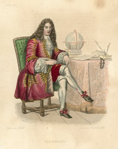 Regnard (gravação a cores) de French School