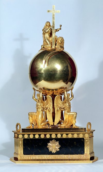 Relicário da Coroa de Espinhos, 26 de outubro de 1804 (ouro) de French School