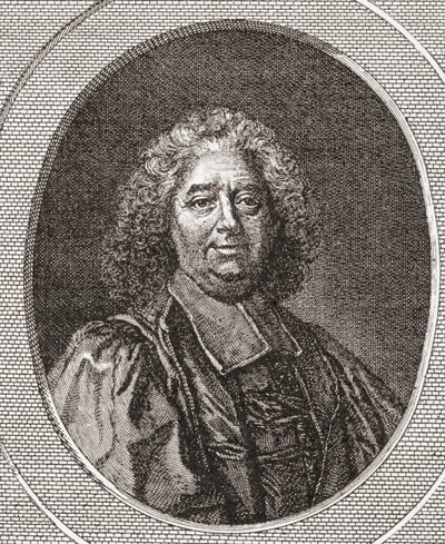 René Pucelle, 1655-1745. Magistrado francês e abade de São Leonardo Corbigny. Das horas livres publicadas 1908. de French School