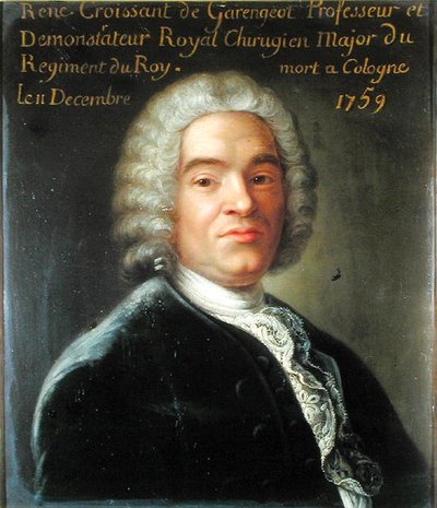 Rene-Jacques Croissant de Garengeot (1688-1759) (óleo sobre tela) de French School