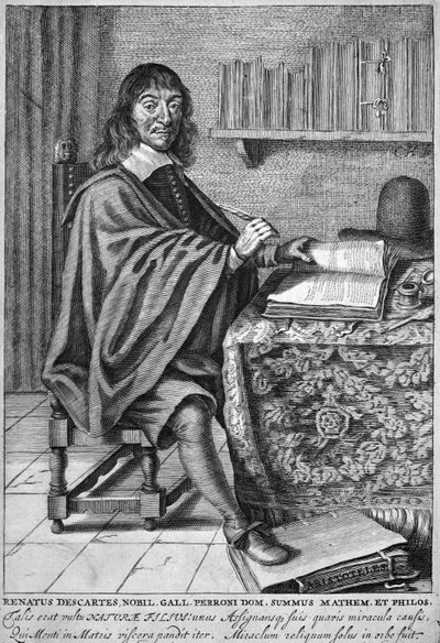 René Descartes (gravura) de French School