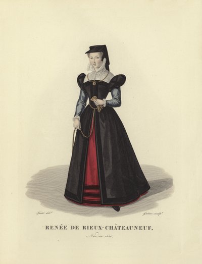 Renée de Rieuf, a bela Chateauneuf de French School