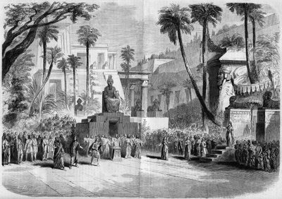 Representação de uma ópera de French School