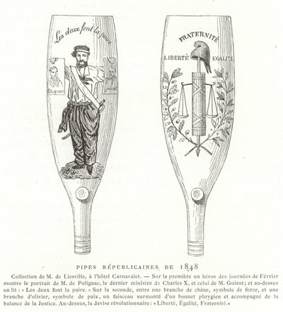 Canos republicanos, Revolução de 1848, França de French School