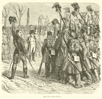 Regresso de Elba (gravura) de French School