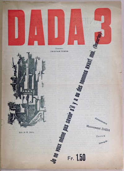 Revue Dada no.3, dezembro de 1918 de French School