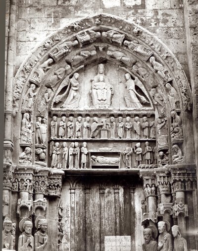 Baía direita do Portal Real, meados do século XII de French School