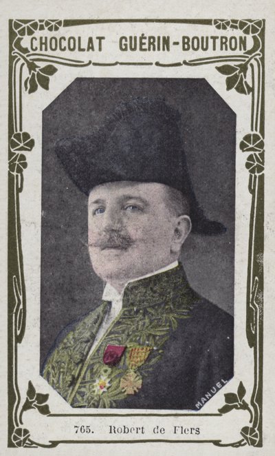 Robert de Flers (foto colorida) de French School