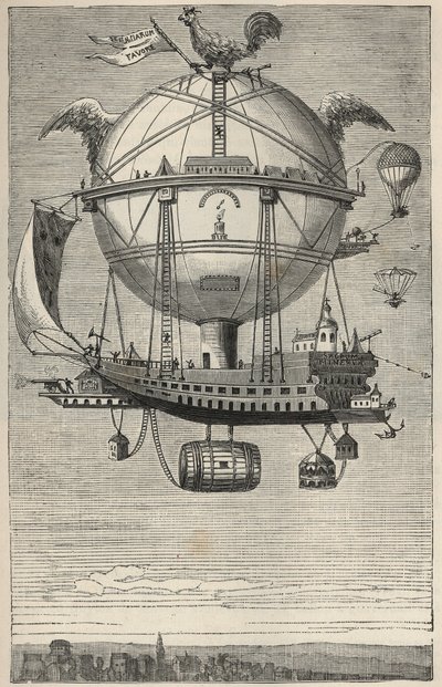O balão Minerva de Robertson de French School