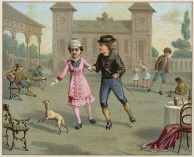 Andar de patins de French School