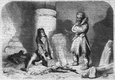 Série romana: "Han da Islândia" de Victor Hugo (1802-1885). Gravação em "Les bons romances". de French School