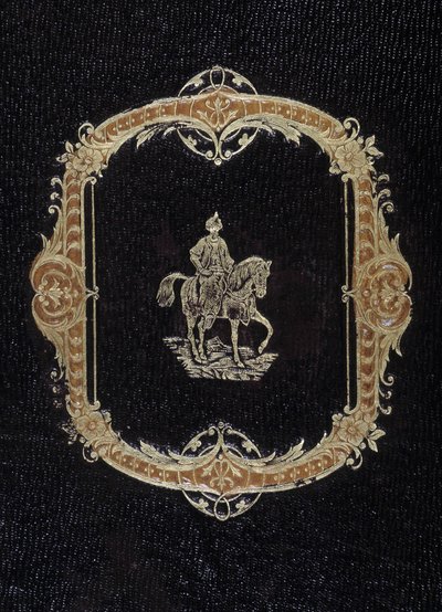 Capa em estilo romântico do "Album des Voyages". de French School