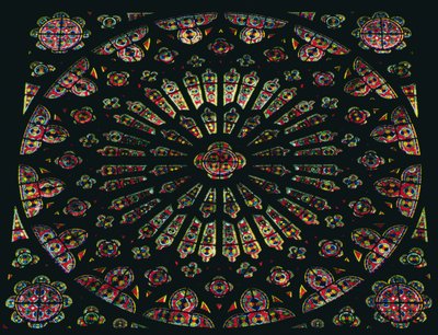 Rose window de French School