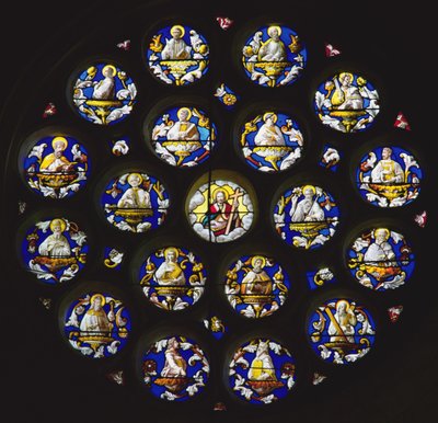 Rose window de French School