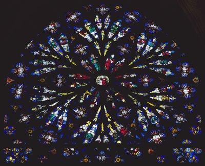 Rose window de French School