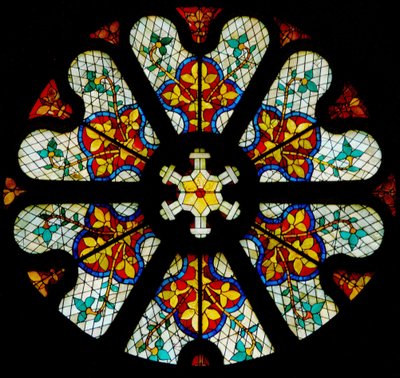 Rose window de French School