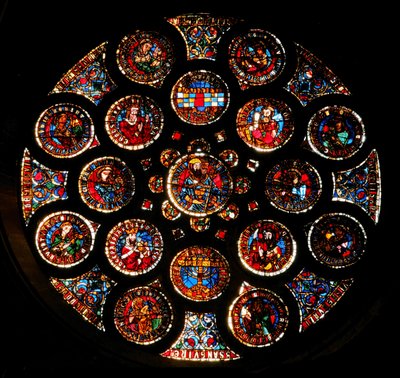 Roseira representando o Antigo Pacto, c.1235 de French School