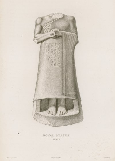 Estátua Real, Louvre de French School
