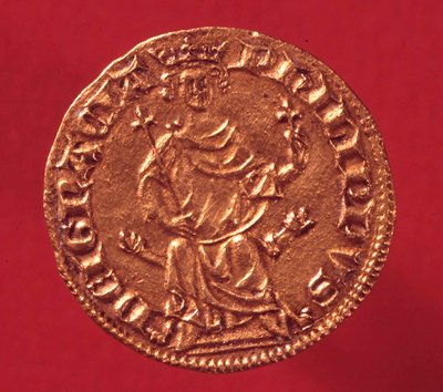 Real ecu de ouro por Philip IV le Bel (1268-1314). 1290. Paris, Musee de la Monnaie de French School