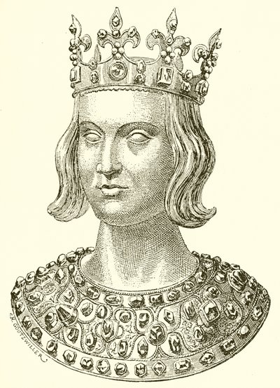 Saint Louis (de um relicário) de French School