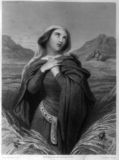 Santa Adelaide ou Adelaide de Borgonha (931-999) em "Les Saintes Femmes de French School