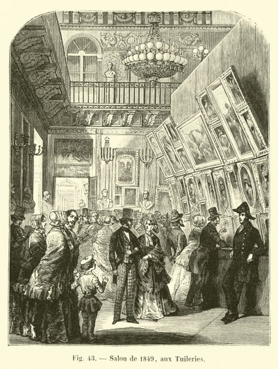 1849 Salon nas Tulherias de French School