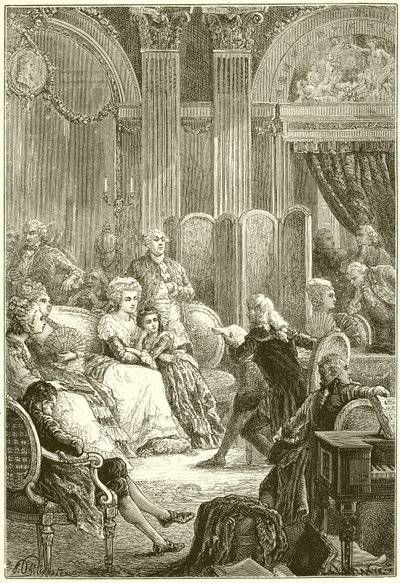 Salão de Madame Necker de French School