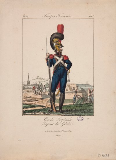 Sapper of the Imperial Guard, French Troops, no.19 de French School