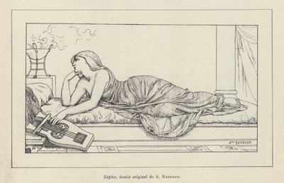Sappho (litho) de French School