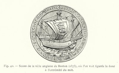 Selo da cidade inglesa de Boston de French School