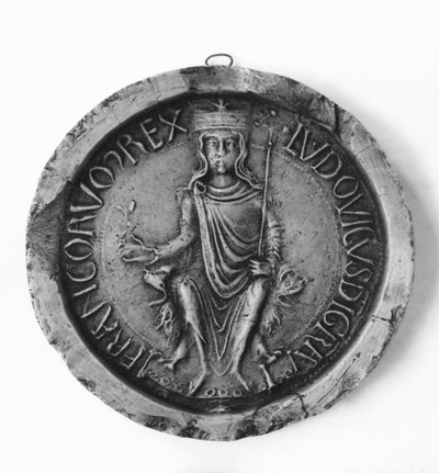 Selo de Luís VII (1120-80) 1175 de French School