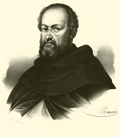 Sebastiano del Piombo, retrato (gravura) de French School
