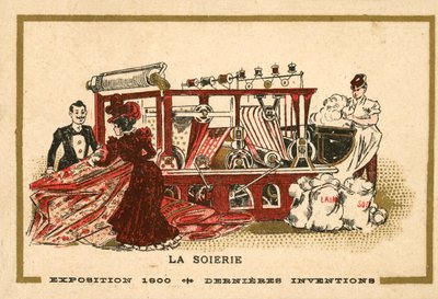 Fabrico de seda (chromolitho) de French School