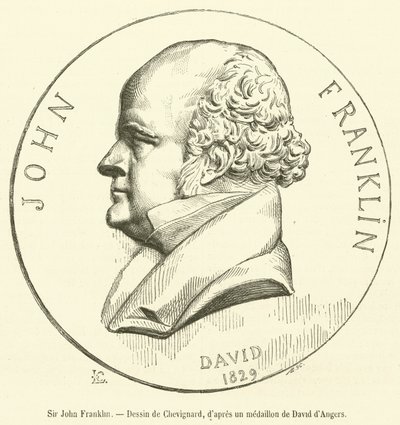 Sir John Franklin (gravura) de French School