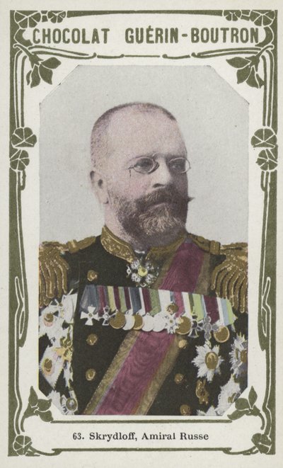 Skrydloff, almirante russo (foto colorida) de French School