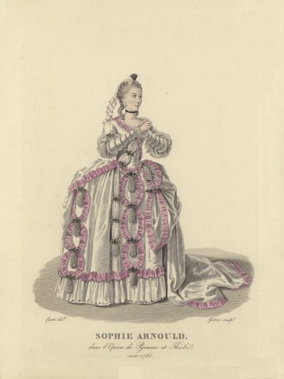 Sophie Arnould, cantora de ópera francesa de French School