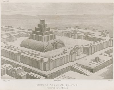 Templo Assírio Quadrado de French School