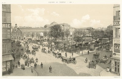 Praça do Templo, 1881 de French School