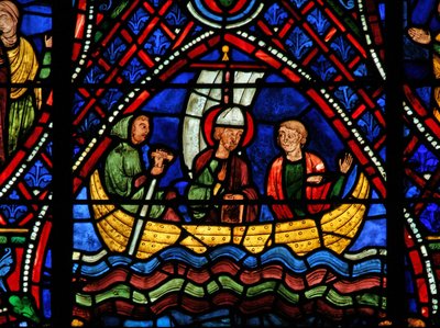 St. Apollinaire: em um barco (w36) de French School