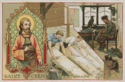 St Crispin, sapateiros e curtidores de French School