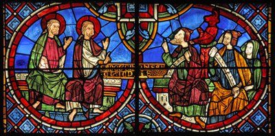 St Simon & St Jude com mágicos persas (w1) de French School