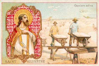 St Sylvester (cromolitho) de French School
