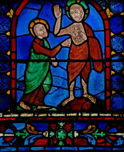 São Tomás com Cristo (w23) de French School