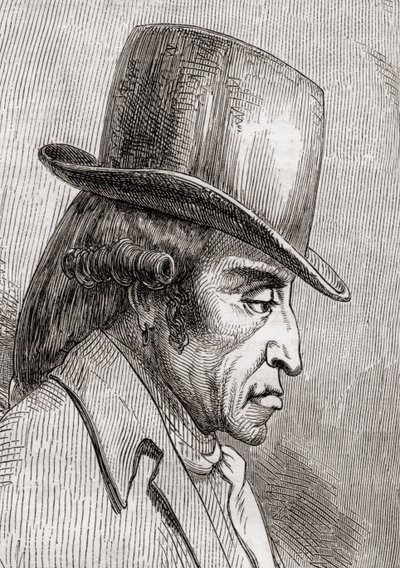 Stanislas Marie Maillard, gravado por J. Gauchard depois de Bocourt, de "História da Revolução Francesa" por Louis Blanc (1811-82) de French School
