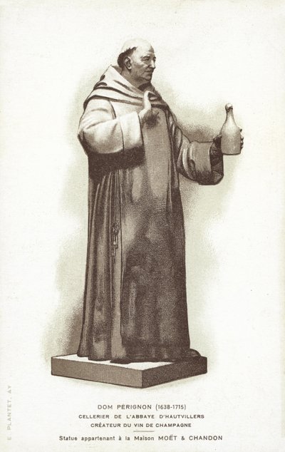 Estátua, de, dom, perignon de French School
