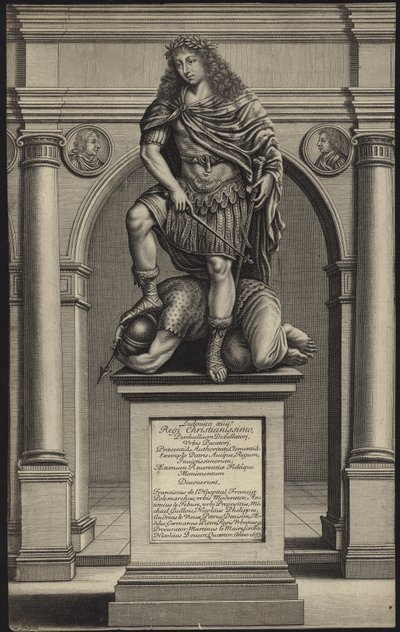Estátua, de, rei, louis xiii, de, frança de French School