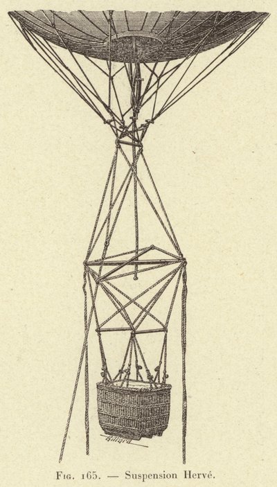 Suspension Herve (gravura) de French School